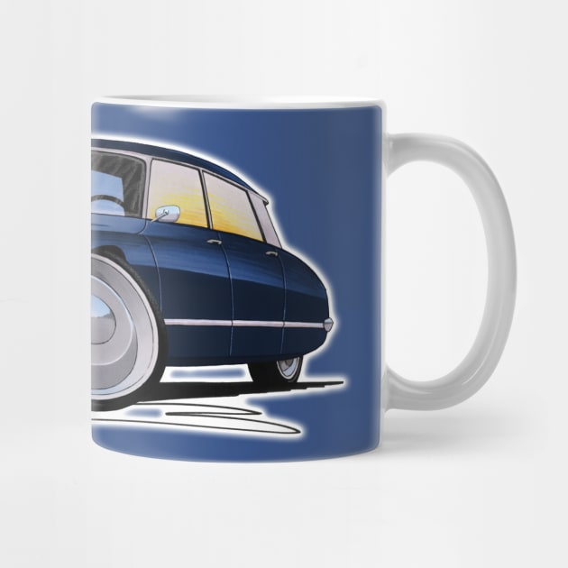 Citroen DS Dark Blue by y30man5